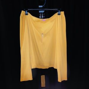 Mustard low cut Long Sleeve
